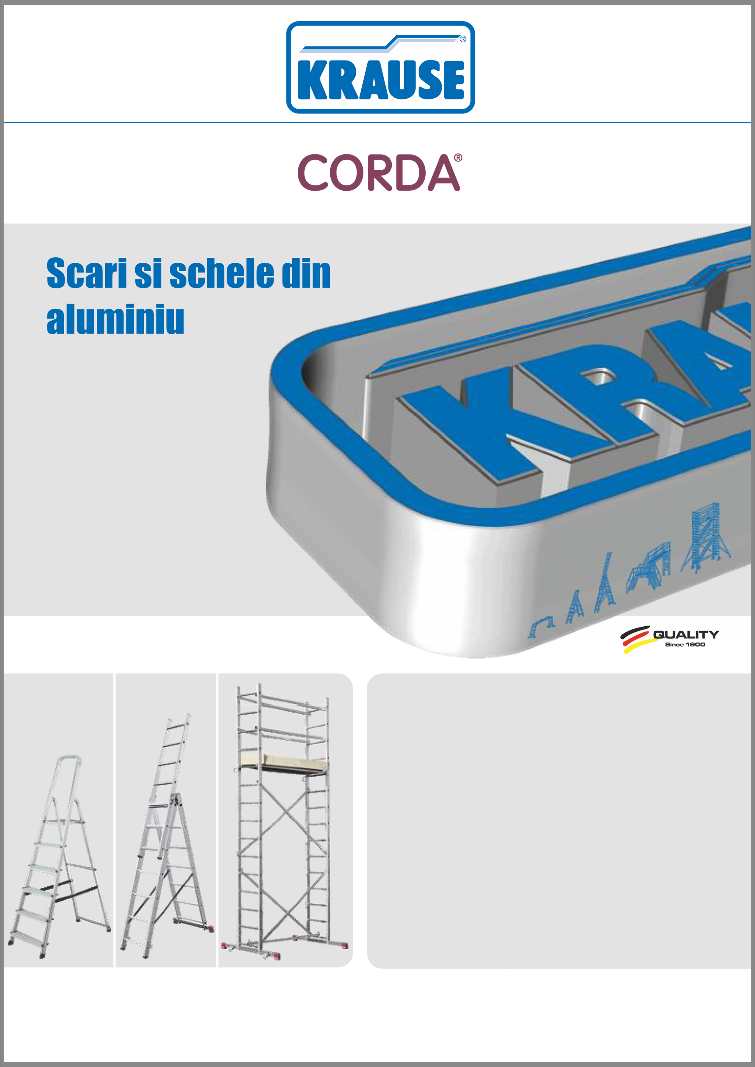 Scari si schele din aluminiu - CORDA</a>