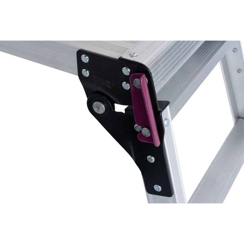 Platforma de lucru KRAUSE StandBoard XS, aluminiu, 2x2 trepte, inaltime de lucru 2,50 m
