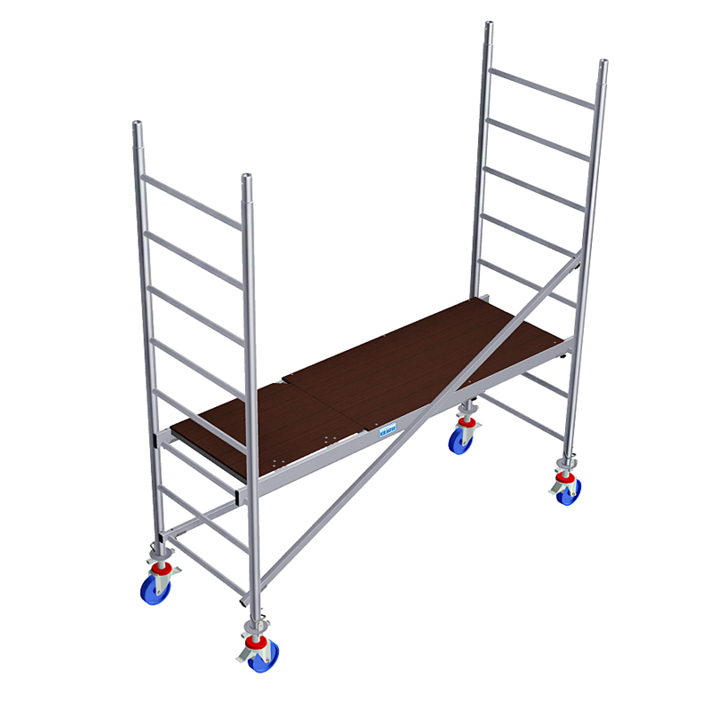 Schela Protec 0,6 x 2m, aluminiu, inaltime lucru 2,9m (0+Roti)