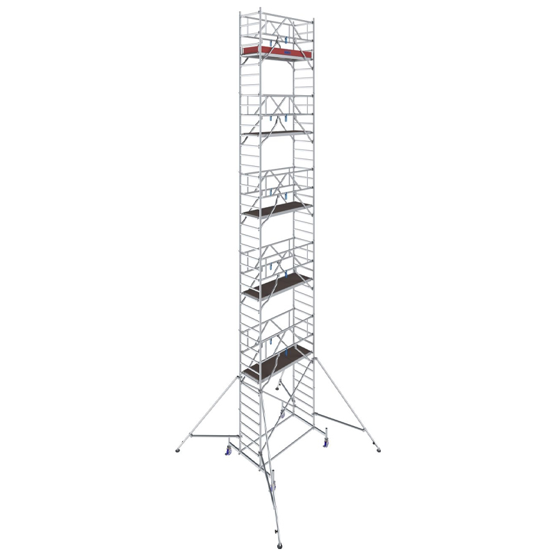 Schela mobila Stabilo S10 0,75 x 2m, aluminiu, inaltime lucru 12,4m