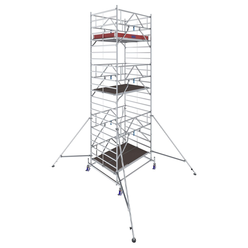 Schela mobila Stabilo S50 1,5 x 2m, aluminiu, inaltime lucru 7.4m, inaltime max. platforma 5.4m