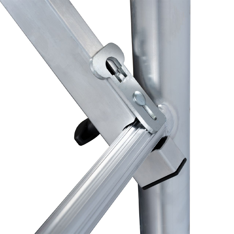 Schela Protec 0,6 x 2m, aluminiu, inaltime lucru 10.3m, inaltime schela 9.45m, inaltime platforma 8.3m (0+1+4+(3*3)+(4*Stabilizatoare))