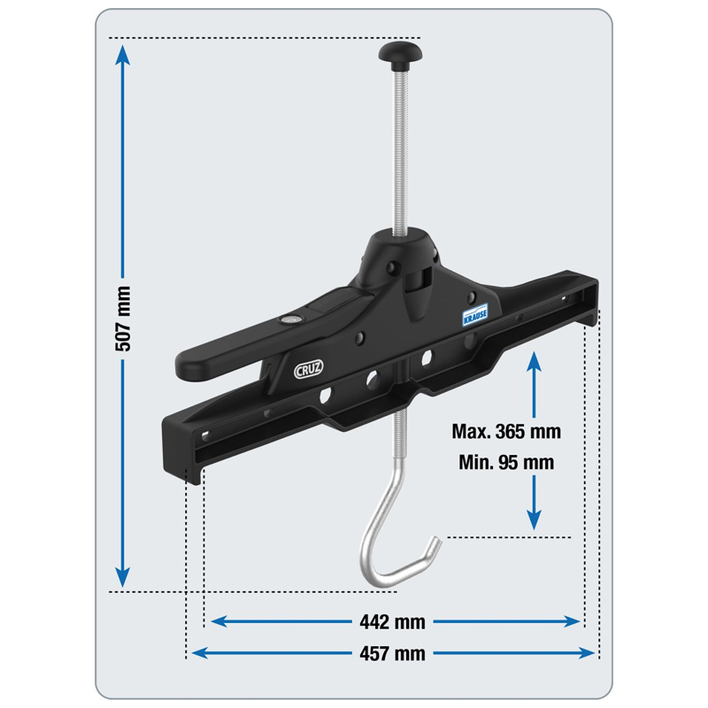 Cruz, set fixare scara pe masina