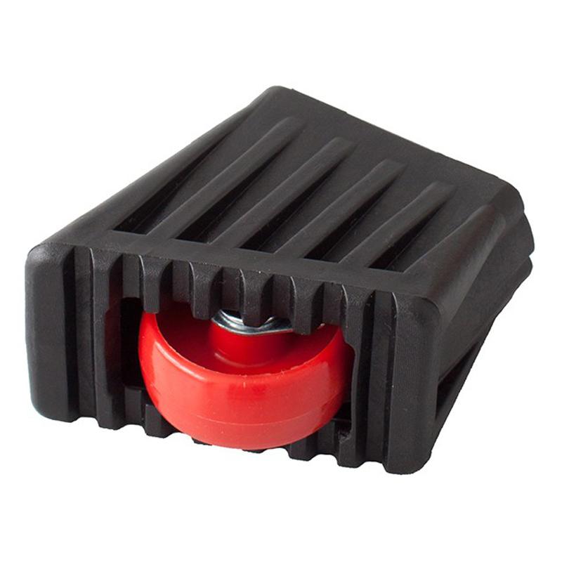 Scara mobila Monto Rolly galbena dubla 2x2 trepte, cu roti retractabile automat - RESIGILAT