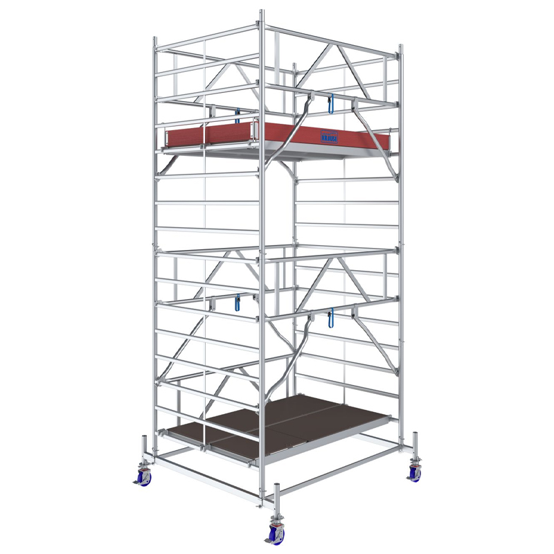 Schela mobila Stabilo S50 1,5 x 2m, aluminiu, inaltime lucru 5.4m, inaltime max. platforma 3.4m