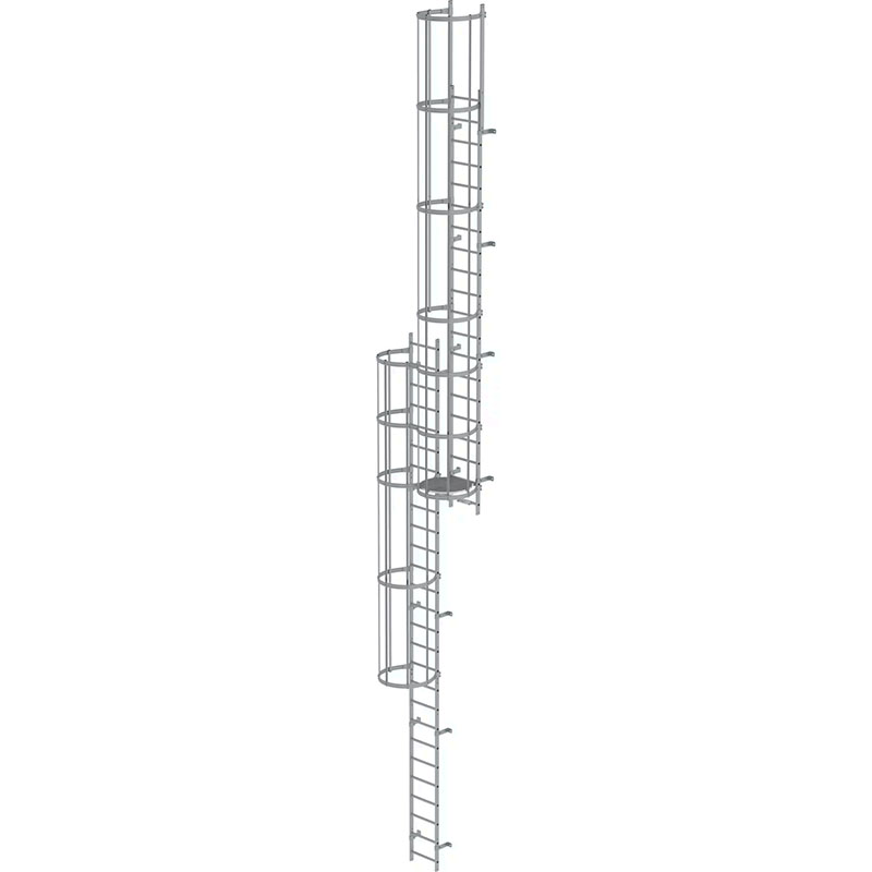 Scara KRAUSE de acces / evacuare / incendiu, aluminiu, 11,76 m