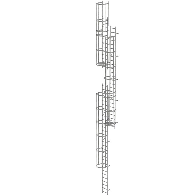 Scara KRAUSE de acces / evacuare / incendiu, aluminiu, 13,16 m