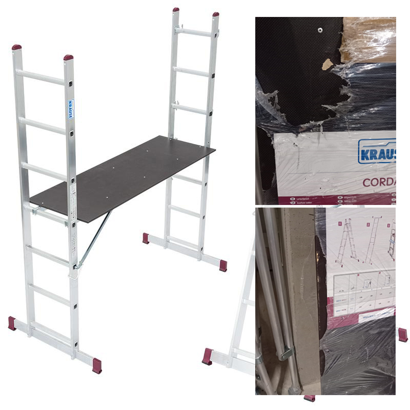 Scara / schela mobila Corda, aluminiu, 7 trepte - RESIGILAT