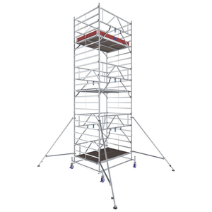 Schela mobila Stabilo S50 1,5 x 2m, aluminiu, inaltime lucru 7.4m, inaltime max. platforma 5.4m