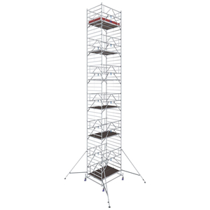 Schela mobila Stabilo S50 1,5 x 2m, aluminiu, inaltime lucru 13.4m, inaltime max. platforma 11.4m