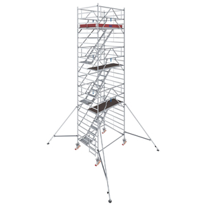 Schela mobila Krause, Stabilo S5500 cu scara interioara 1,5 x 2m, aluminiu, inaltime lucru 8.3m, inaltime max. platforma 6.3m