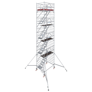 Schela mobila Krause, Stabilo S5500 cu scara interioara 1,5 x 2m, aluminiu, inaltime lucru 10.3m, inaltime max. platforma 8.3m